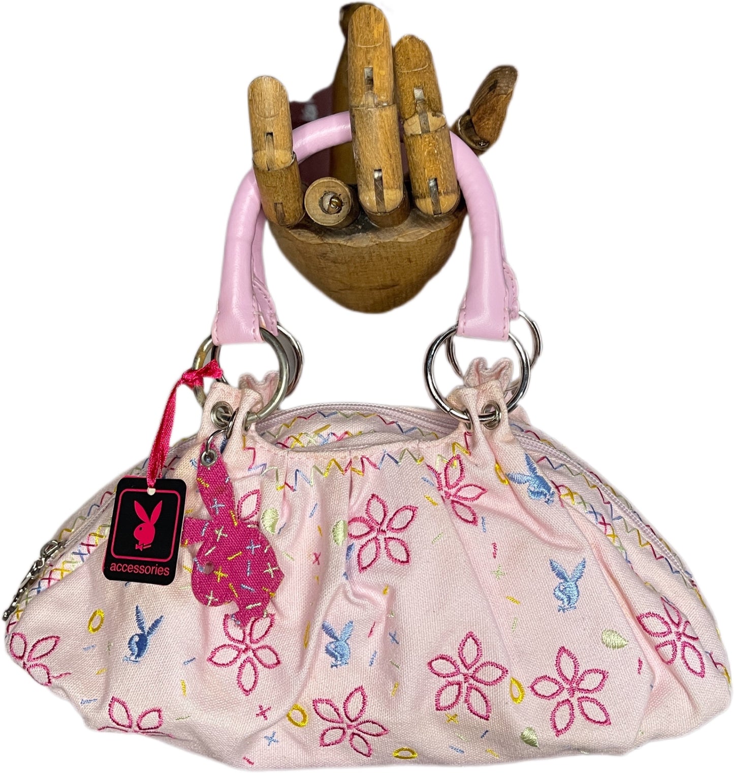 Y2K Deadstock Playboy Bag Pink Synthetic 2004
