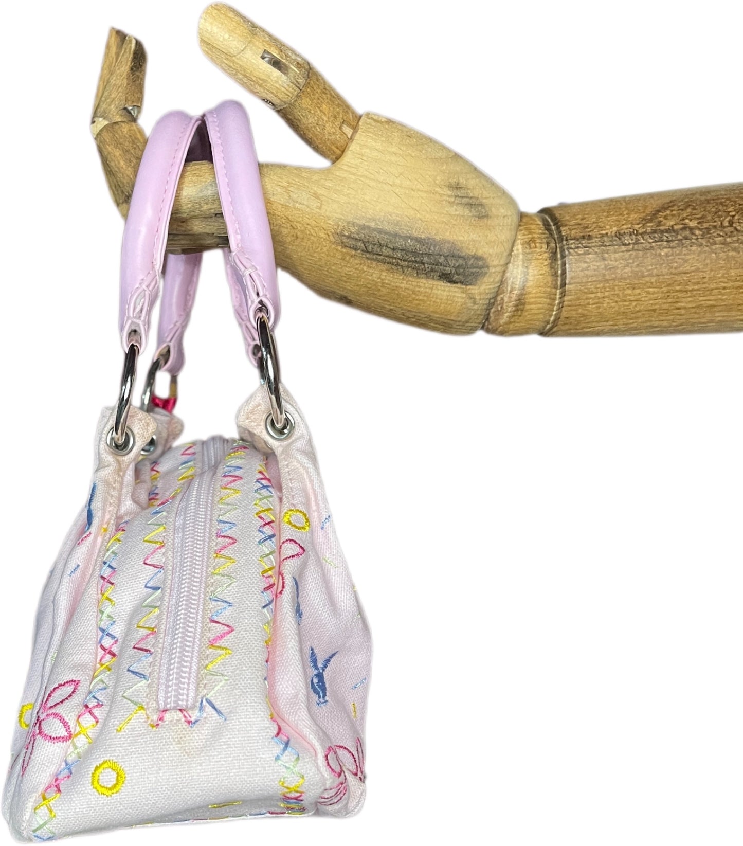Y2K Deadstock Playboy Bag Pink Synthetic 2004