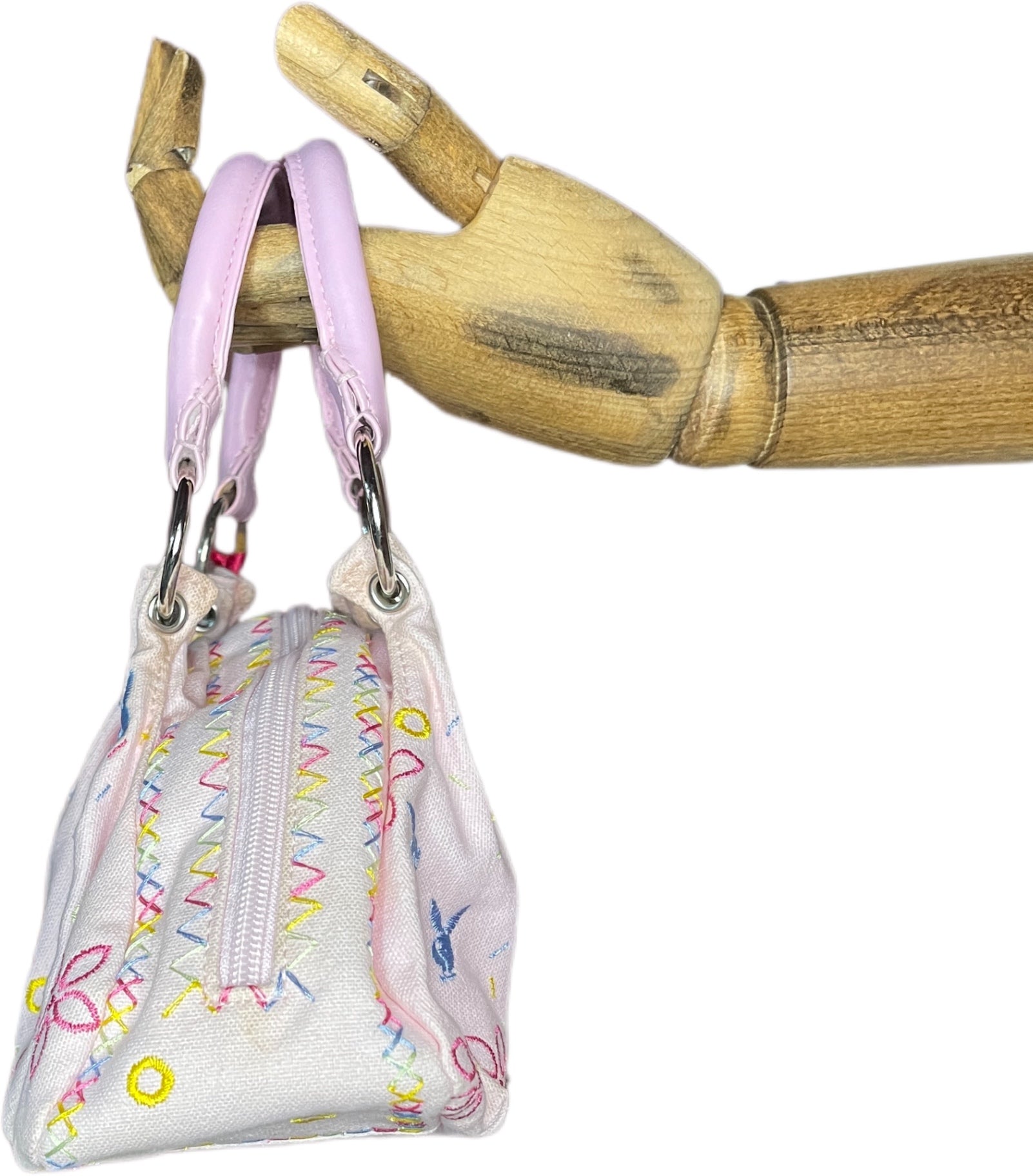 Y2K Deadstock Playboy Bag Pink Synthetic 2004