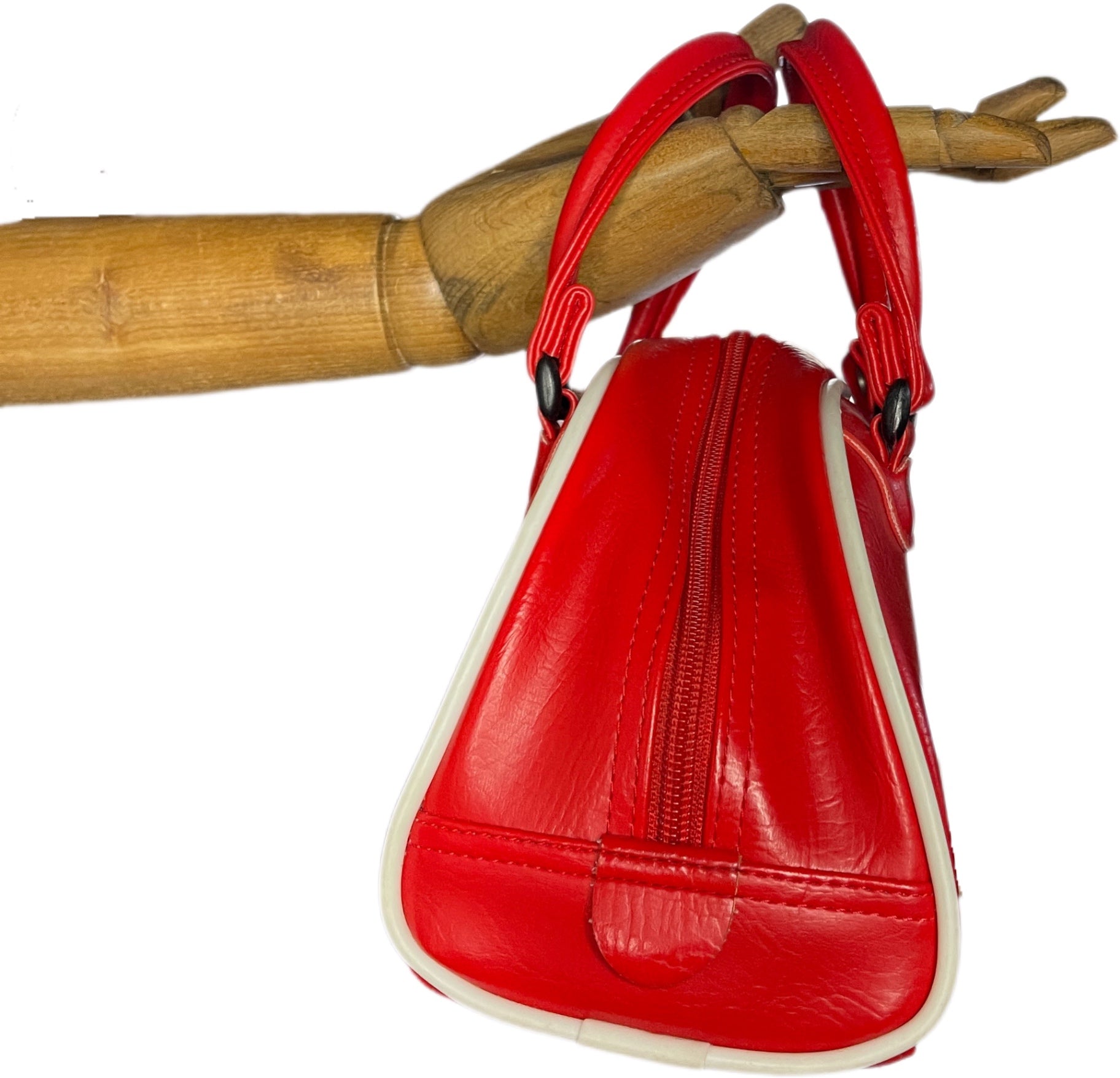 Y2K Puma Bag Red and white Synthetic leather
