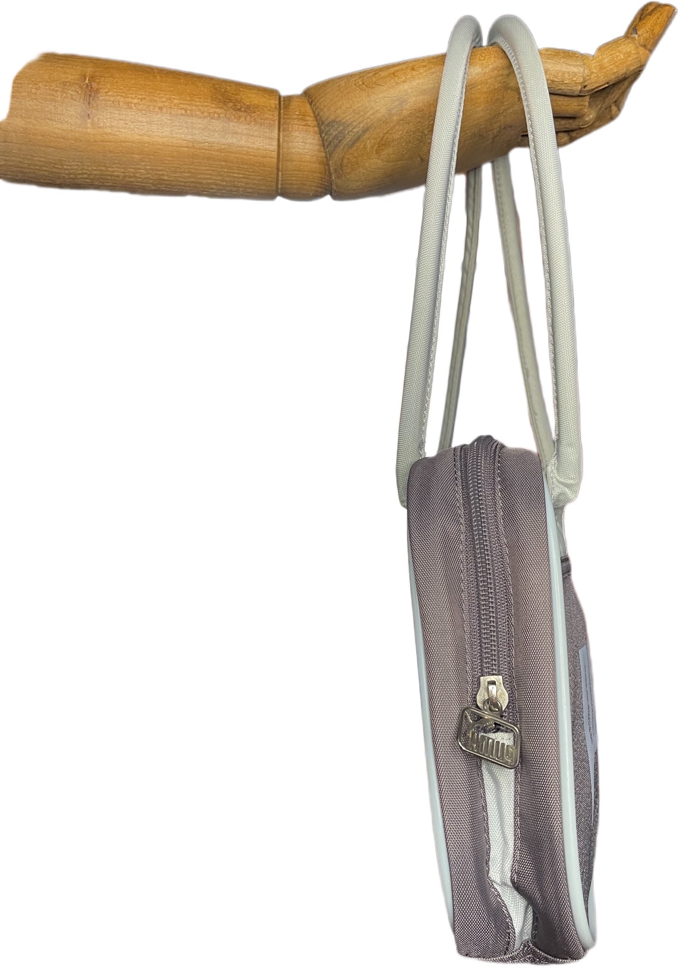 Y2K Puma Bag Gray and White Synthetic
