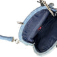 Y2K Deadstock Playboy Bag Light blue Denim & Synthetic 2005