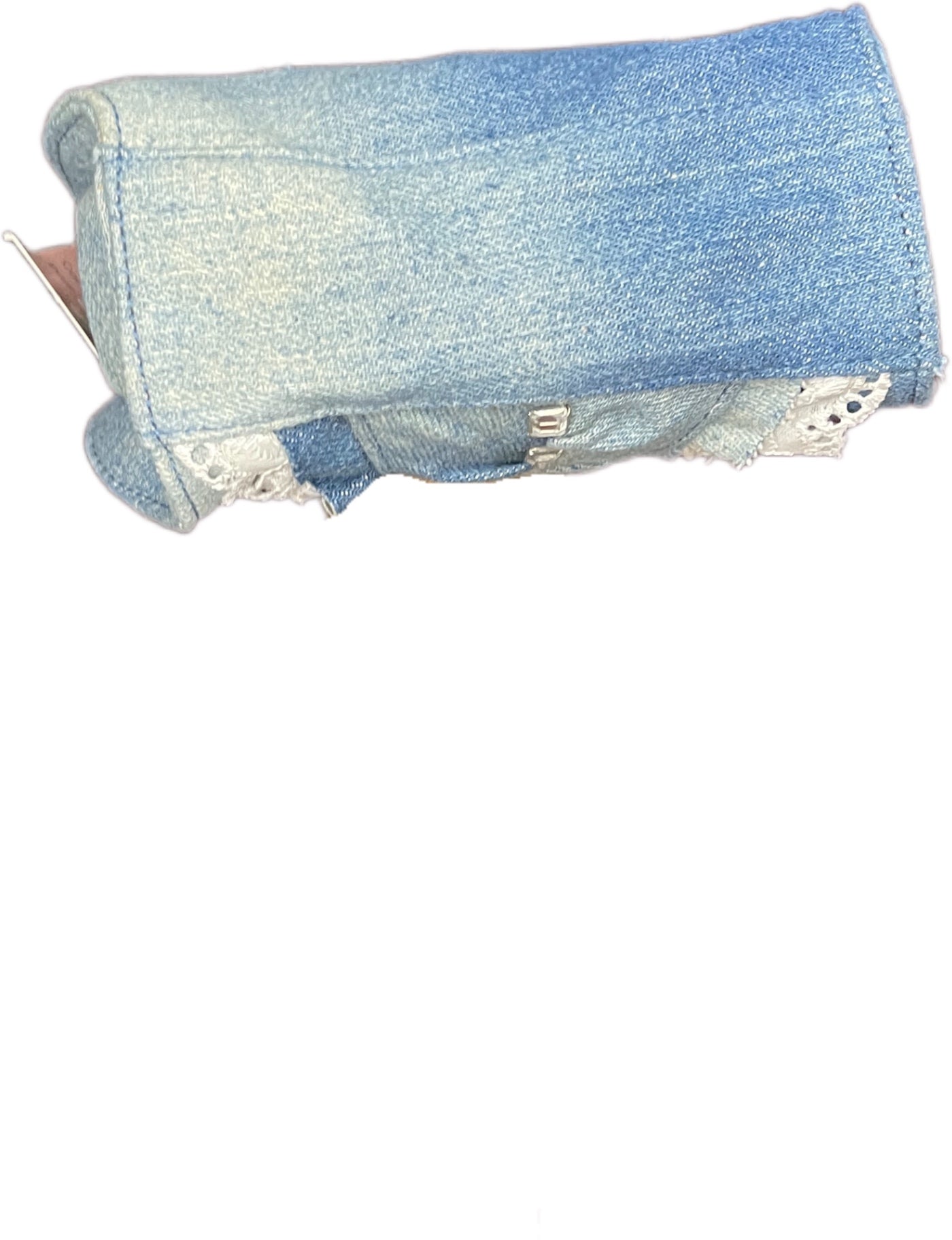 Y2K Deadstock Playboy Bag Light blue Denim & Synthetic 2005