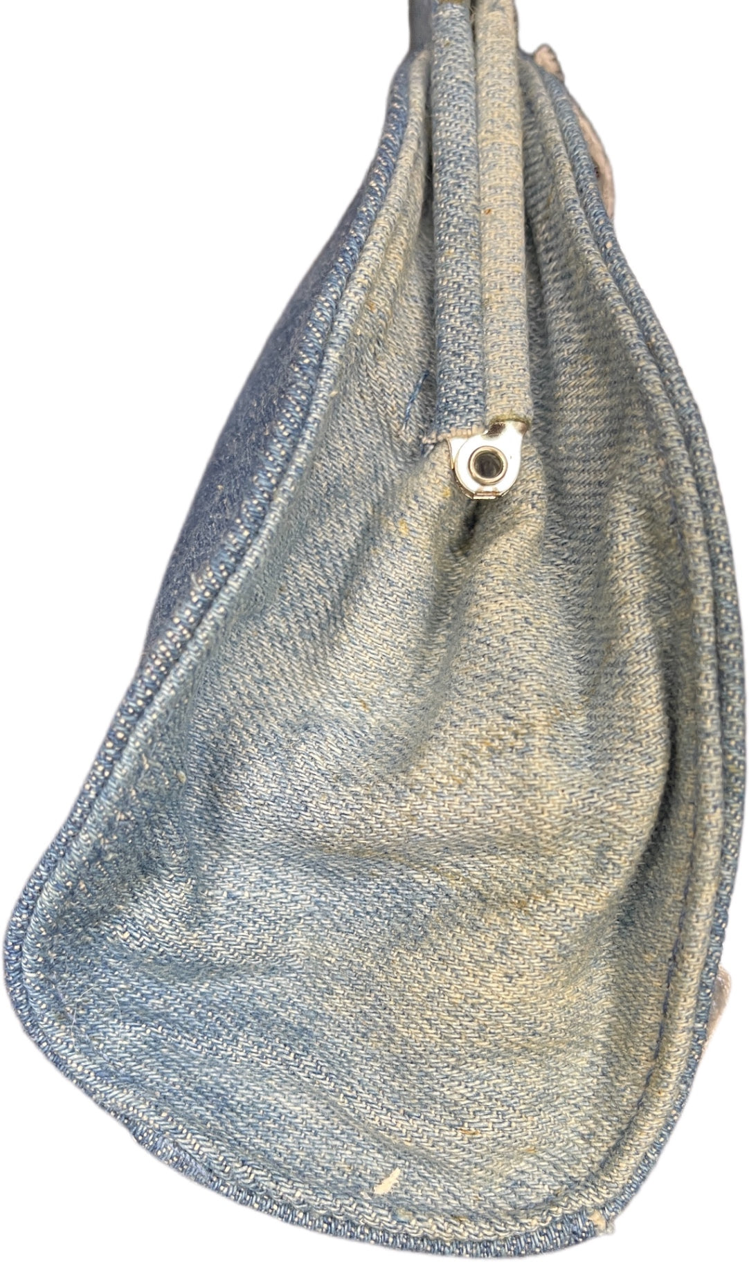 Y2K Deadstock Playboy Bag Light blue Denim & Synthetic 2005