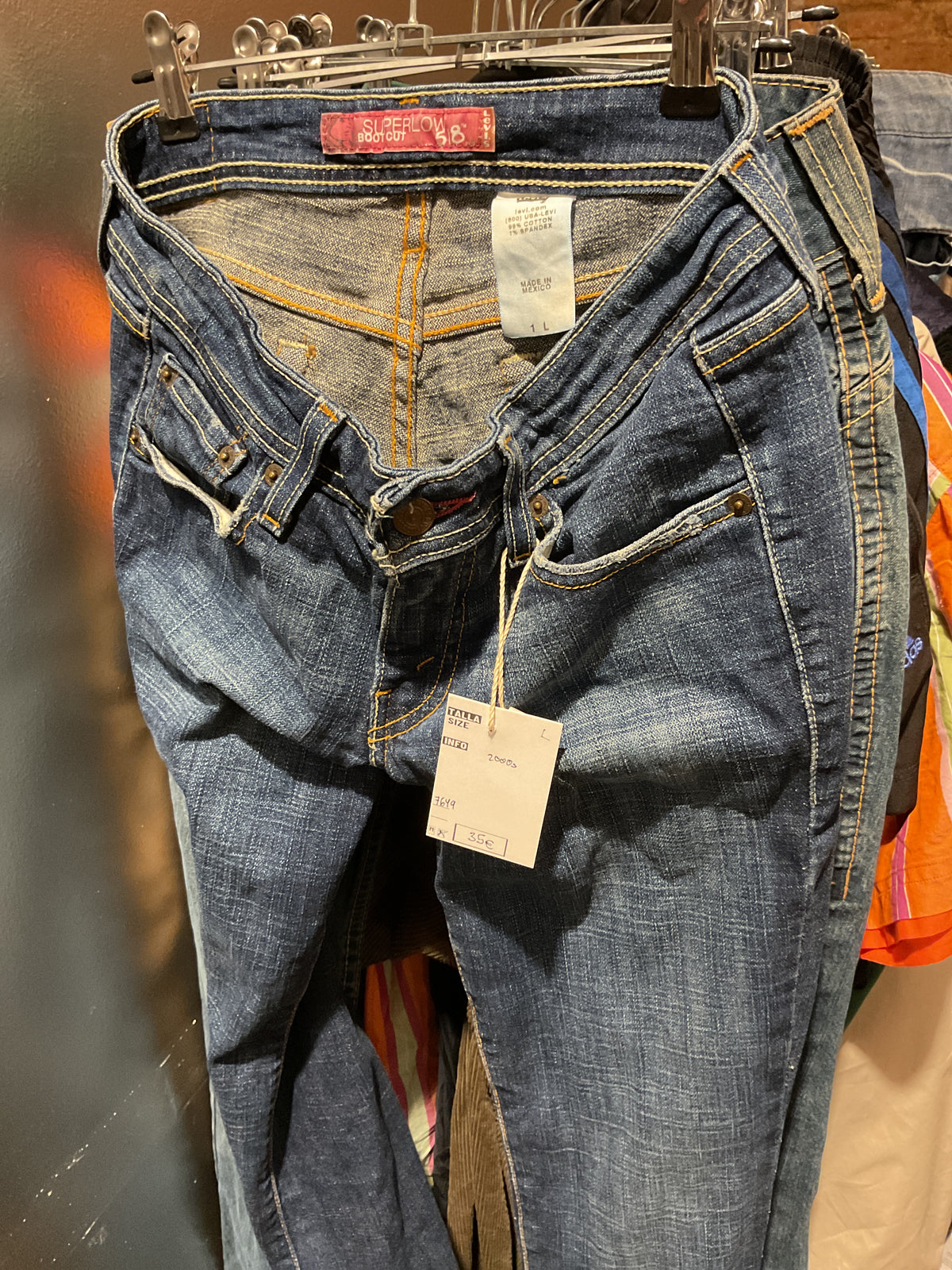 Levis boot cut jeans