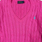 Vintage Polo Ralph Lauren Knitted Sweater Pink - S