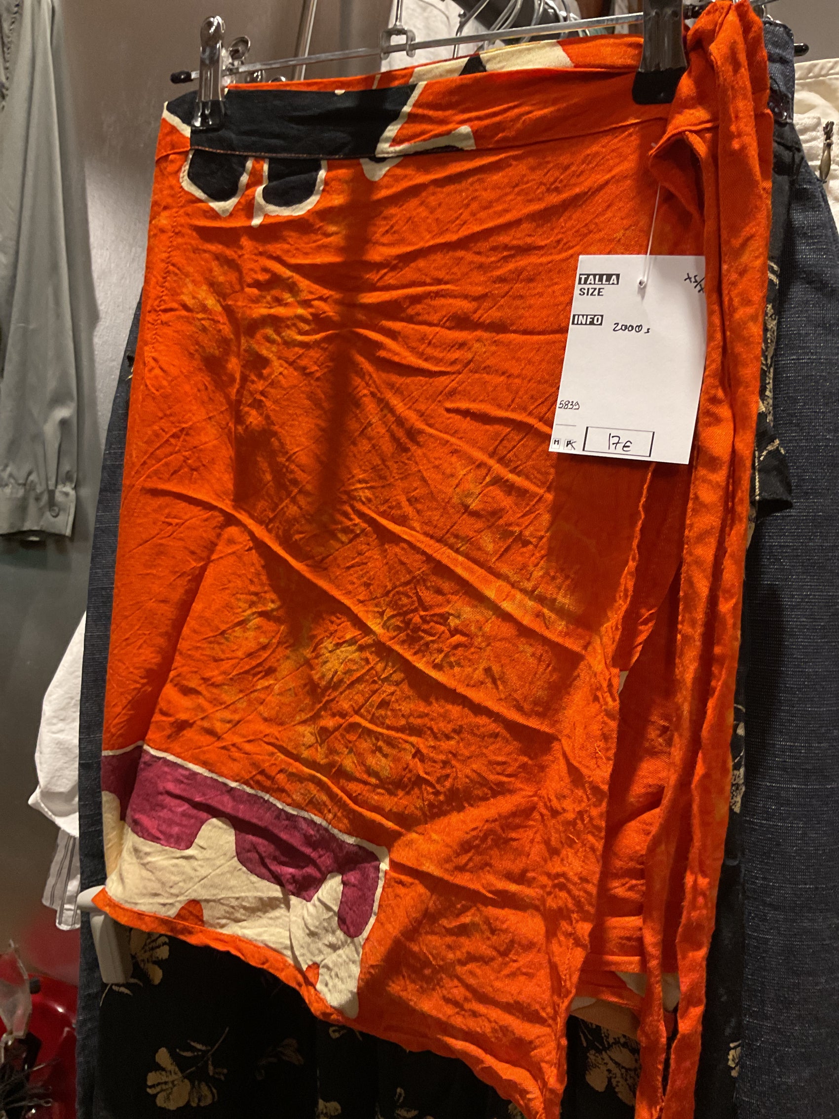 Orange skirt