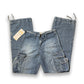 Caroche Blue Bootcut Low Waist Denim Jeans Pants 2000s Deadstock | S/M