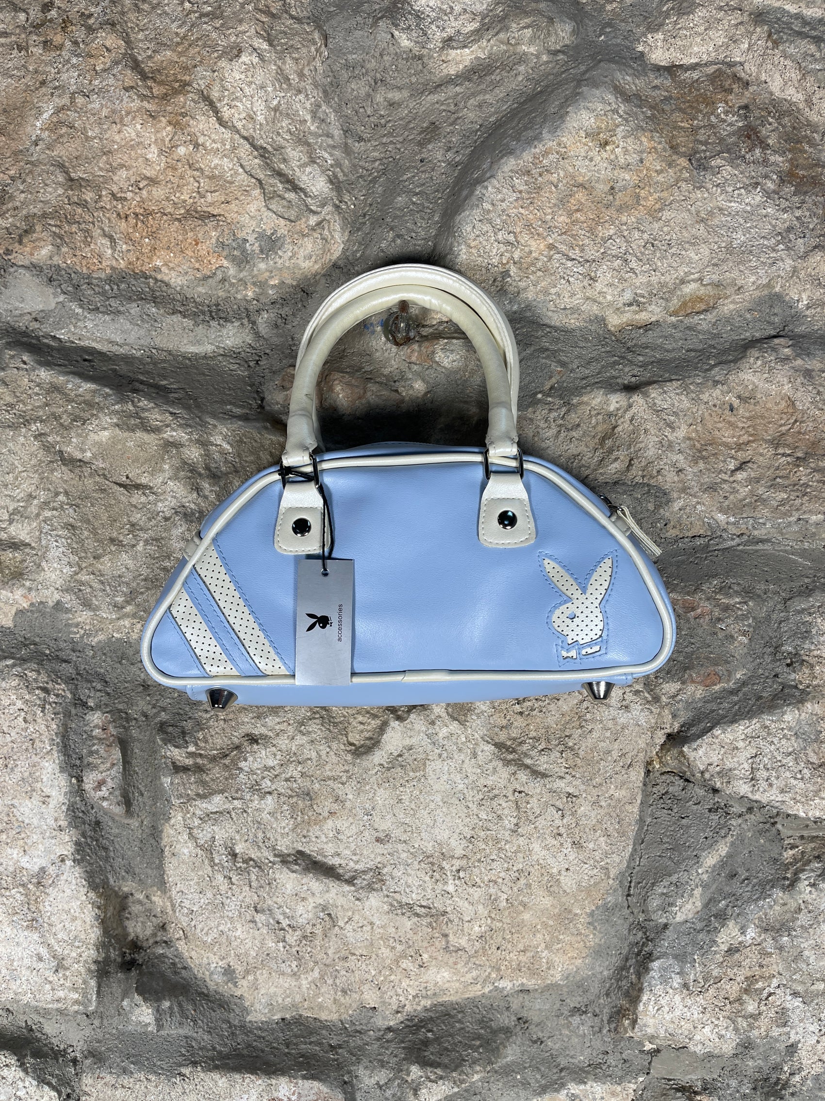 Y2K Playboy Mini Handbag Blue Deadstock 2003