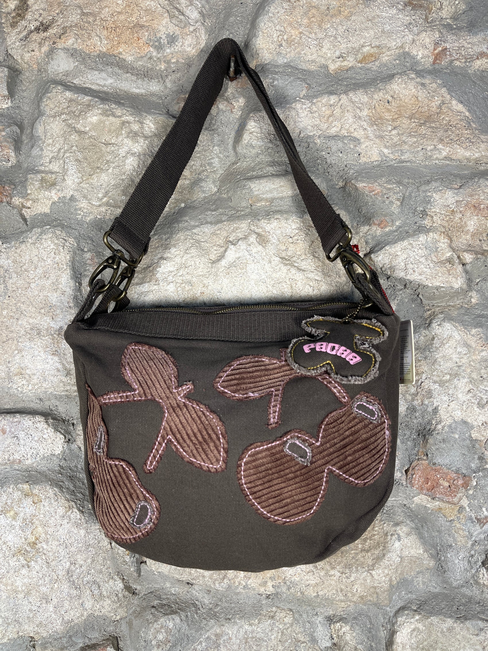 Y2K Pacha Shoulder Bag Brown Deadstock 2000s