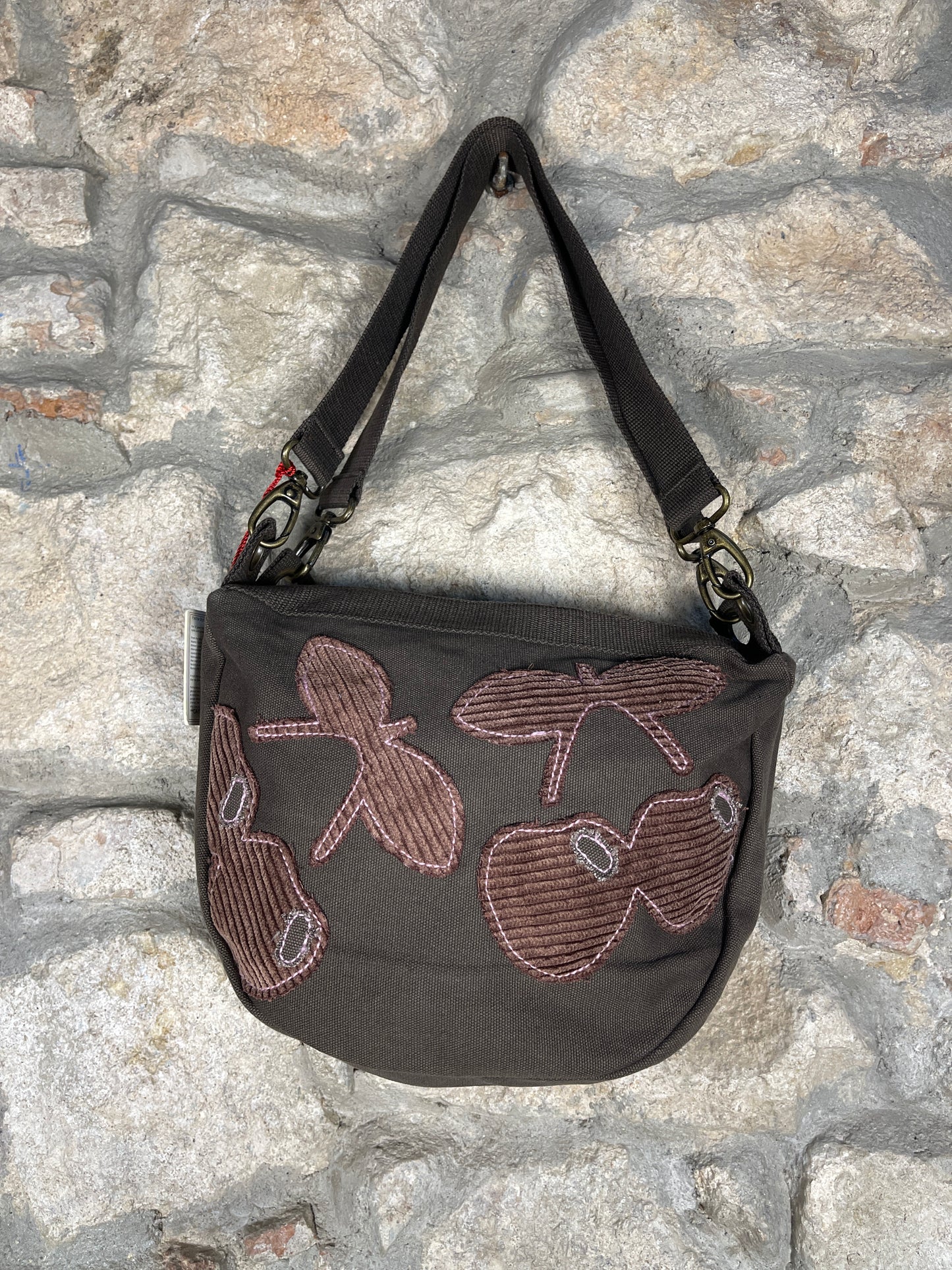 Y2K Pacha Shoulder Bag Brown Deadstock 2000s