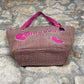 Y2K Playboy Beach Shoulder Bag Pink Beige Deadstock 2004