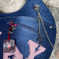 Y2K Playboy Denim Shoulder Bag Blue Deadstock 2004