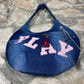 Y2K Playboy Denim Shoulder Bag Blue Deadstock 2004