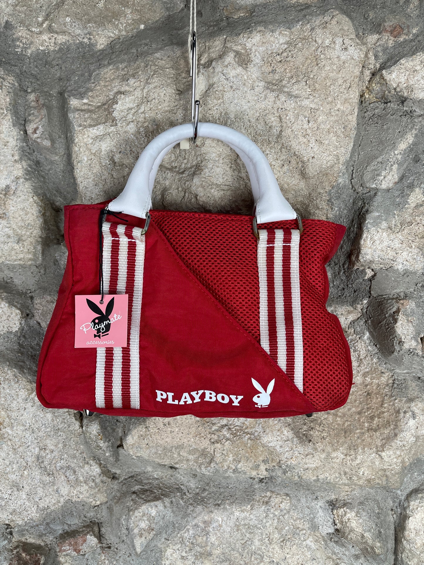 Y2K Playboy Hand Bag Red 2004