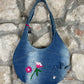 Y2K Playboy Denim Shoulder Bag Blue Deadstock 2004