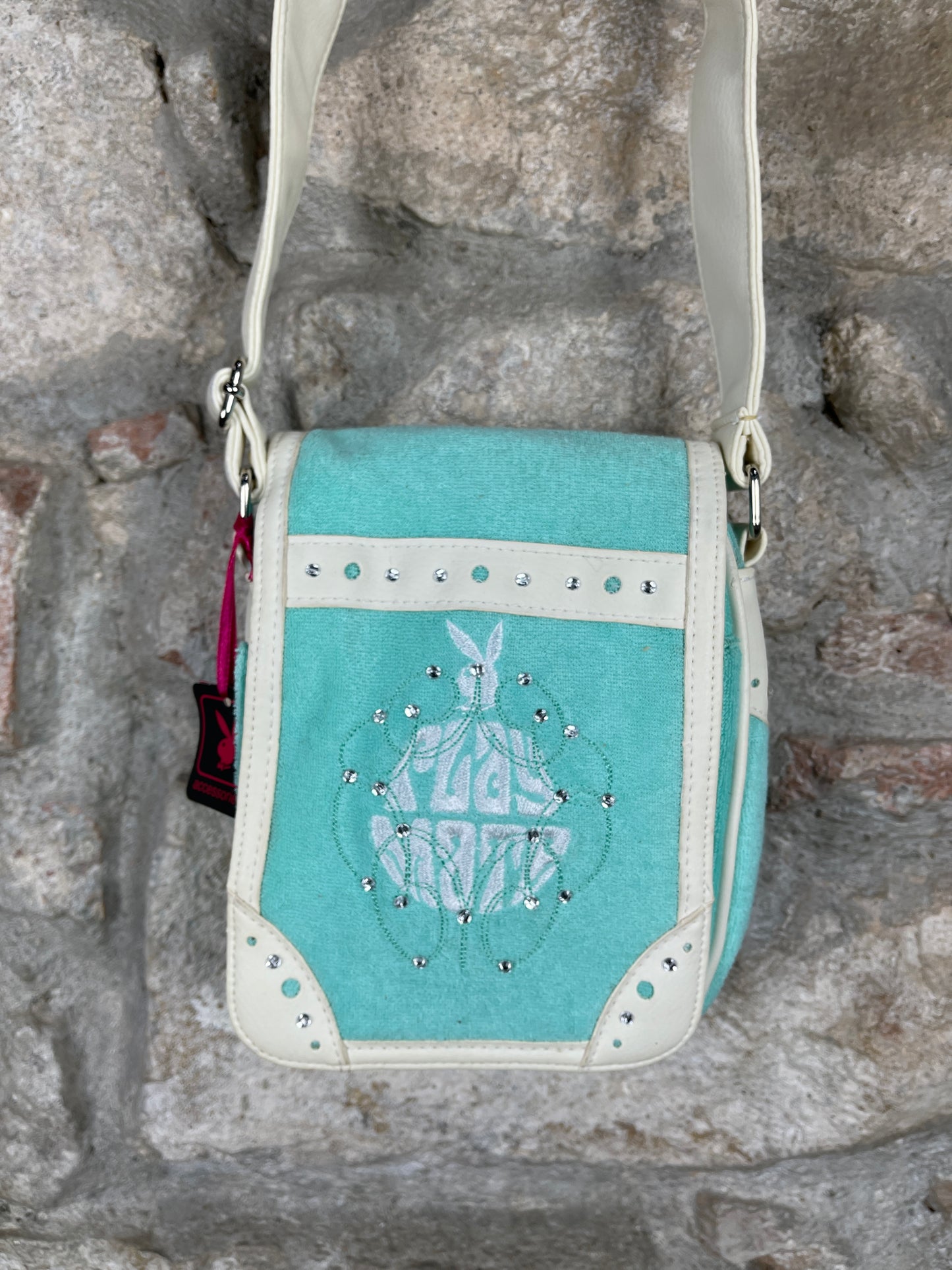 Y2K Playboy Shoulder Bag Baby Turquoise 2004
