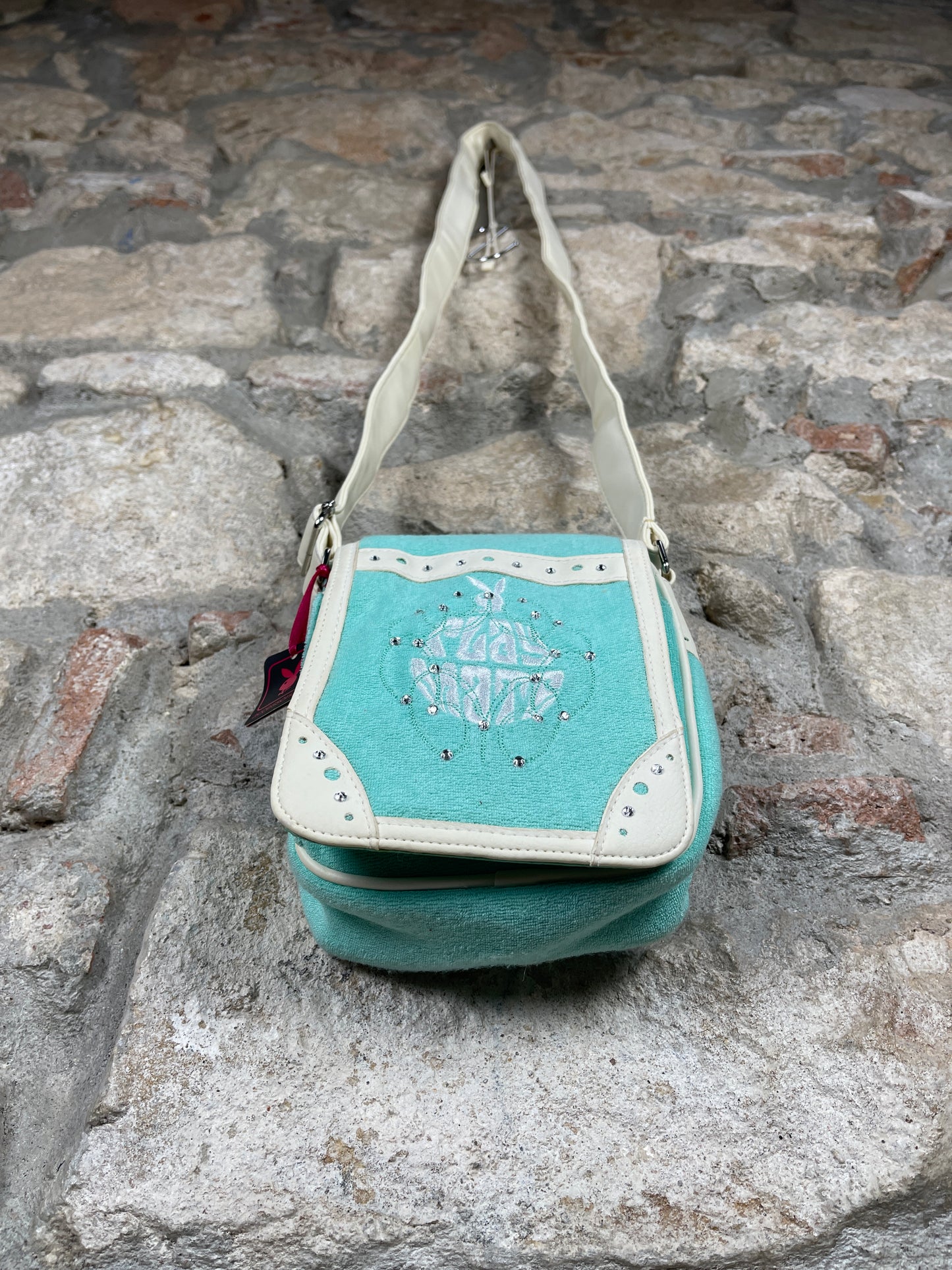 Y2K Playboy Shoulder Bag Baby Turquoise 2004