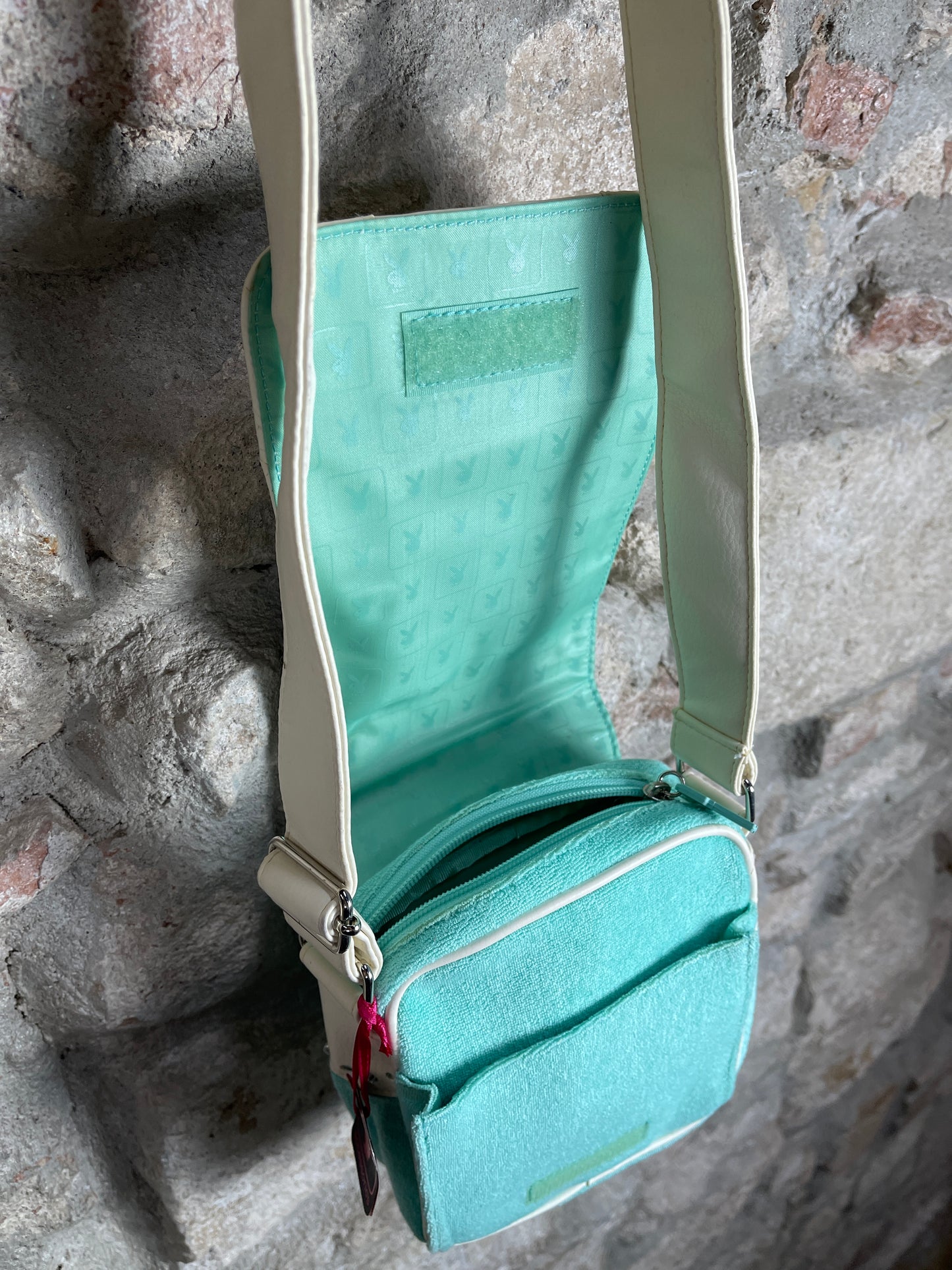 Y2K Playboy Shoulder Bag Baby Turquoise 2004