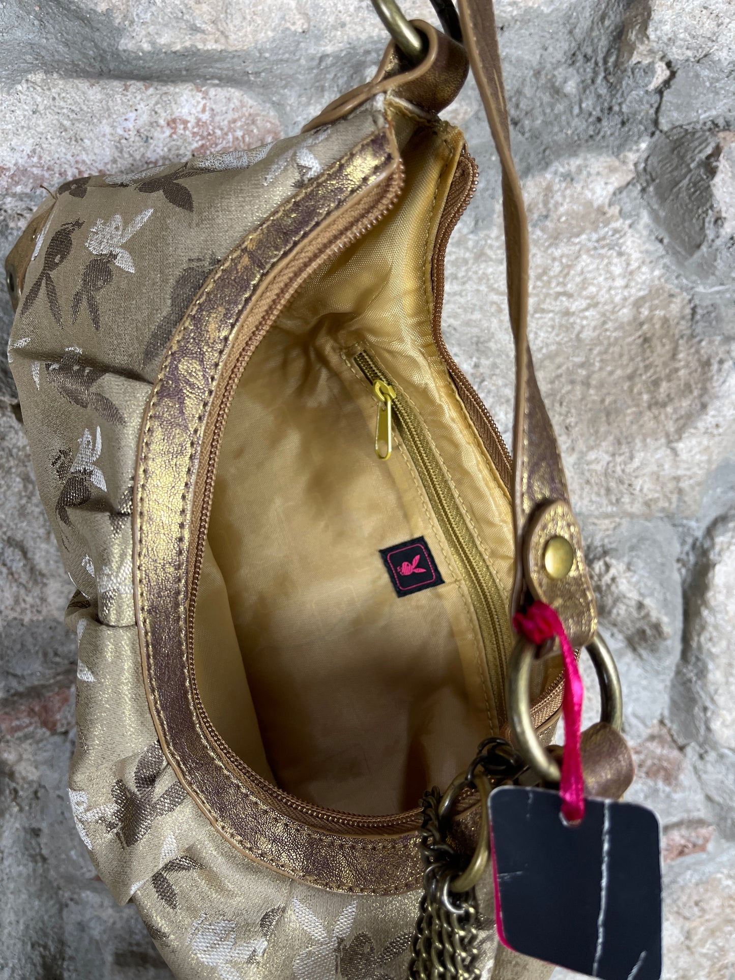 Y2K Playboy Shoulder Bag Gold Deadstock 2007