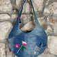 Y2K Playboy Shoulder Bag Denim Blue Deadstock 2004