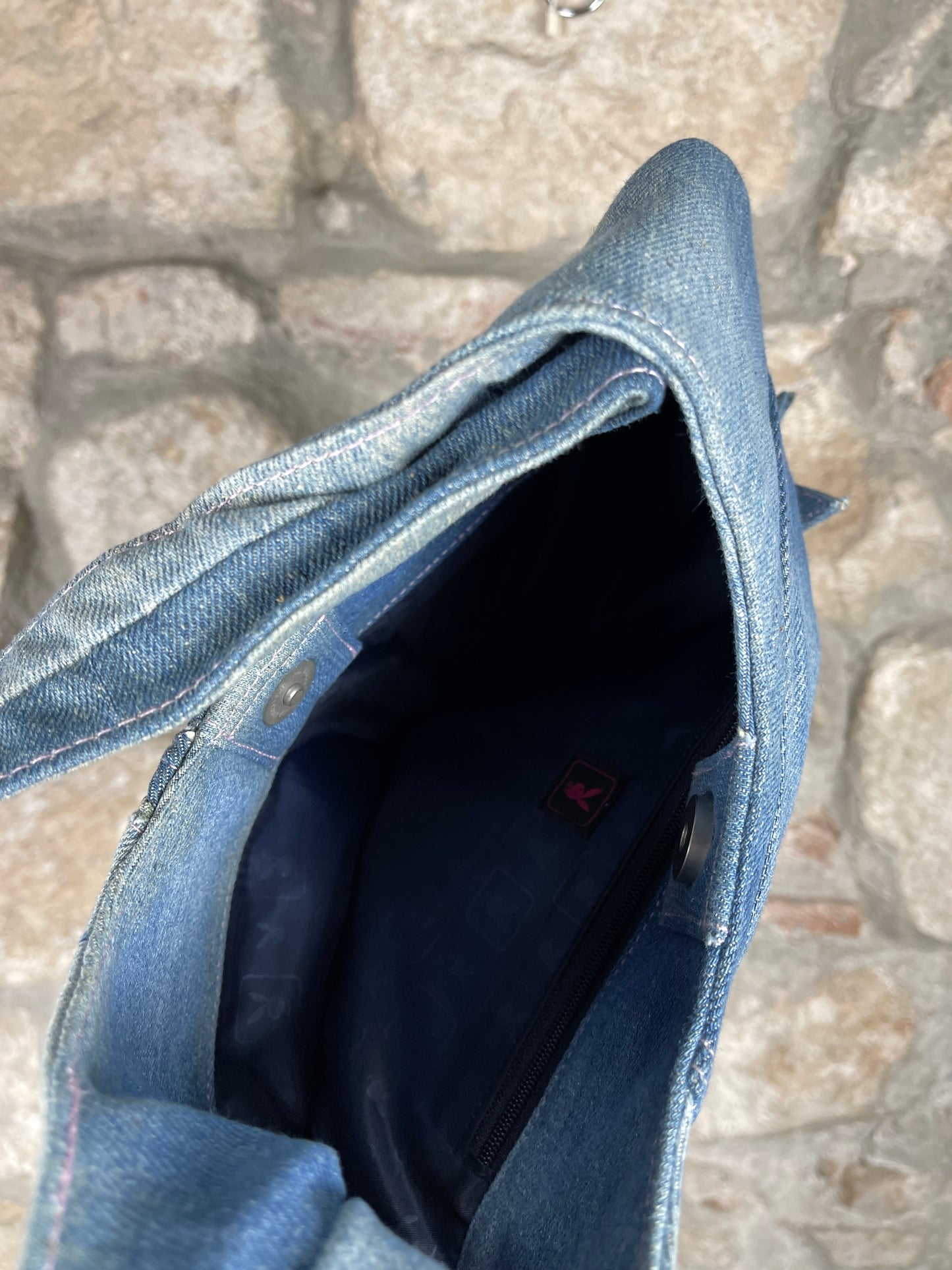 Y2K Playboy Shoulder Bag Denim Blue Deadstock 2004
