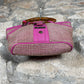 Y2K Playboy Hand Bag Pink Jute Deadstock 2004