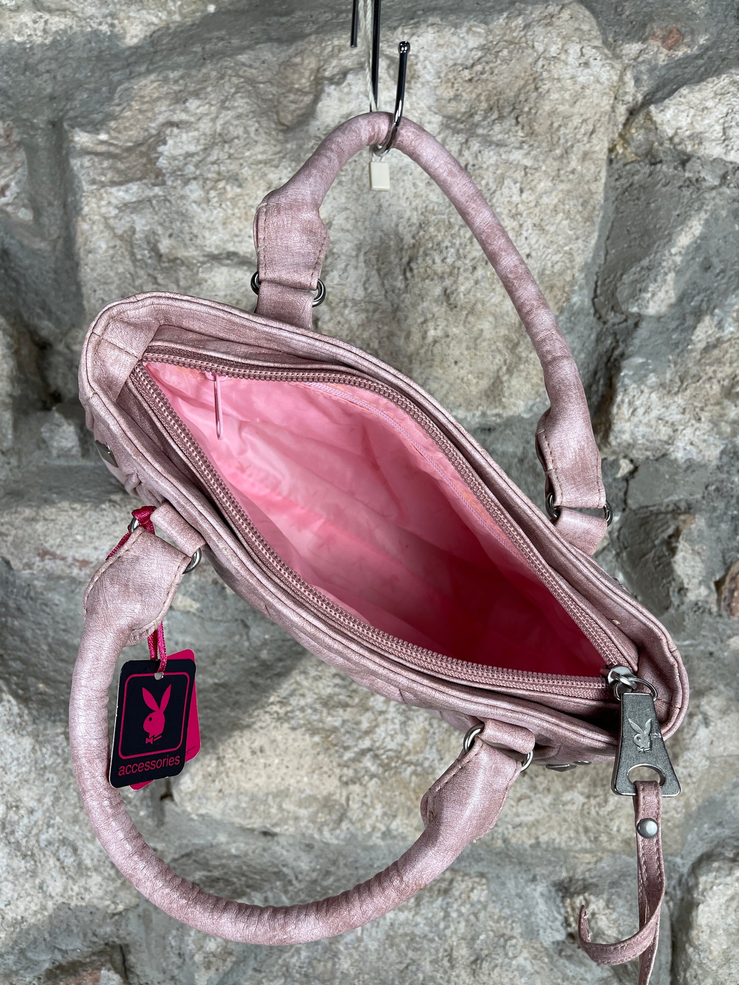 Y2K Playboy Hand Bag Pink Deadstock 2004