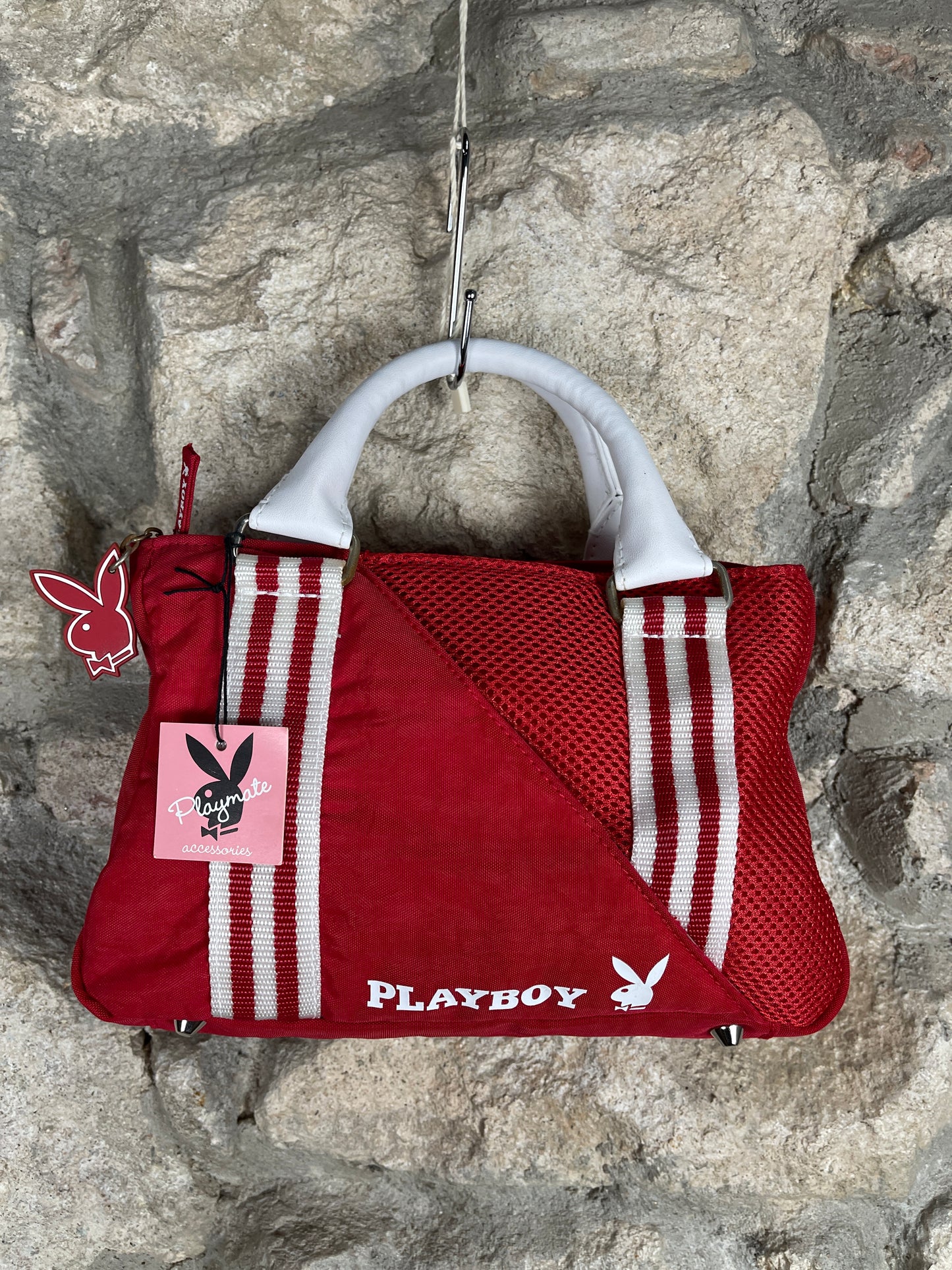 Y2K Playboy Hand Bag Red 2004