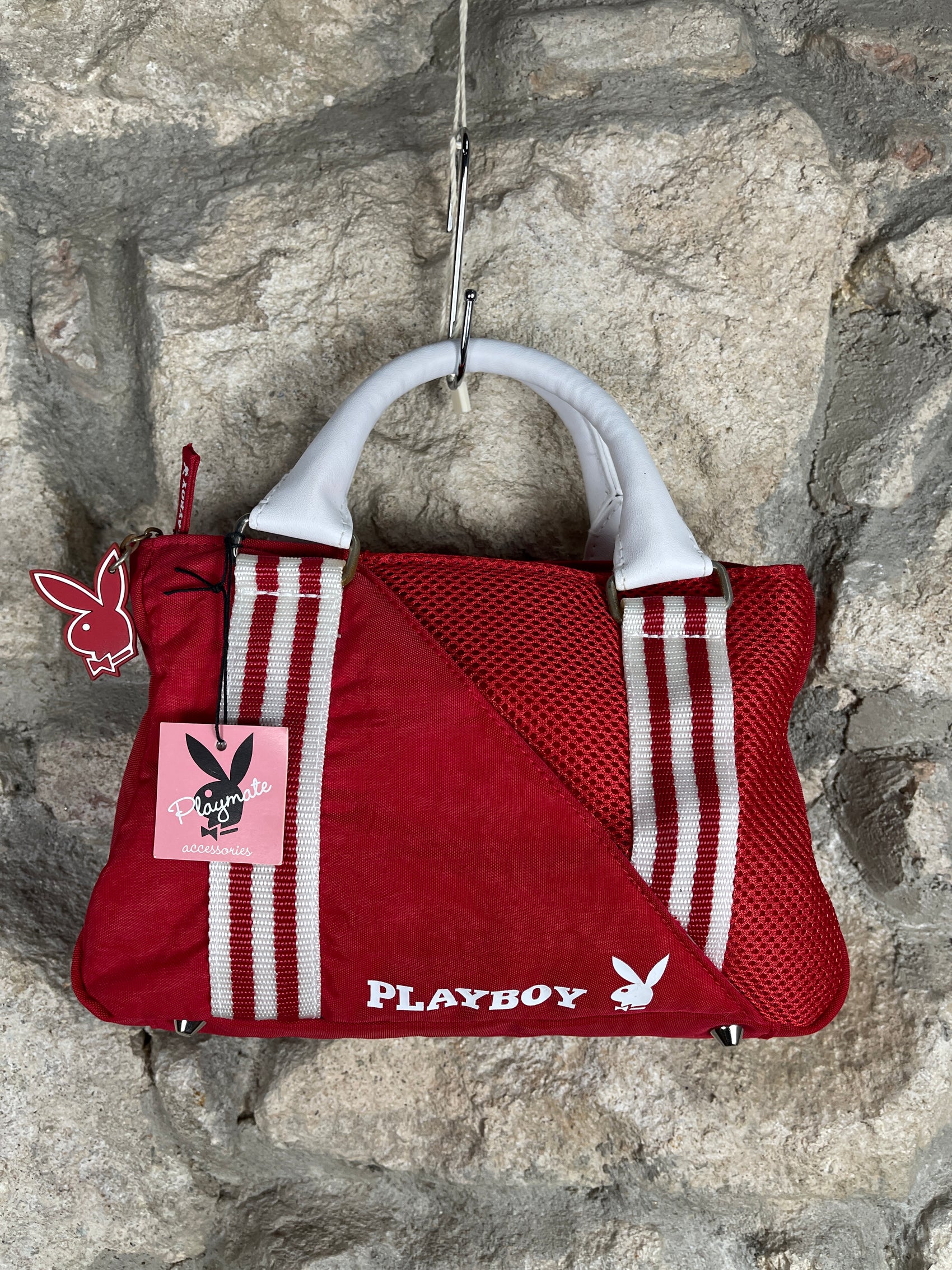 Y2K Playboy Hand Bag Red 2004