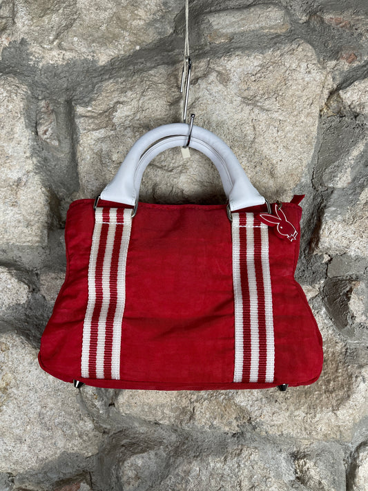 Y2K Playboy Hand Bag Red 2004