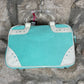 Y2K Playboy Flannel Hand Bag Turquoise 2004