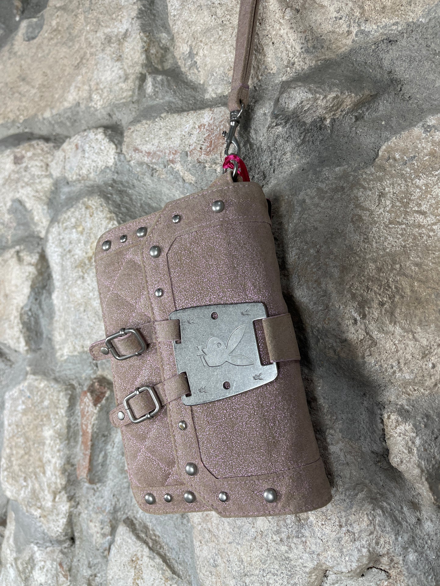 Y2K Playboy Mini Chain Bag Pink 2004