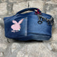 Y2K Playboy Denim Hand Bag Blue Deadstock 2004
