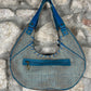 Y2K PLayboy Shoulder Bag Jute Blue Deadstock 2004