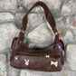 Y2K Playboy Shoulder Bag Brown Deadstock 2004