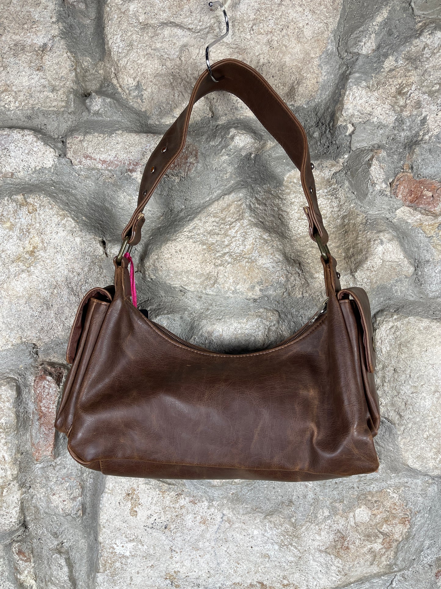 Y2K Playboy Shoulder Bag Brown Deadstock 2004