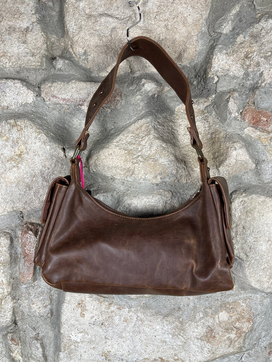Y2K Playboy Shoulder Bag Brown Deadstock 2004