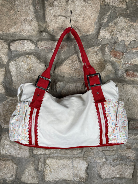 Y2K Playboy Shoulder Bag Big Red White 2005