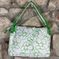 Y2K Pacha Shoulder Bag White Green Deadstock 2000s