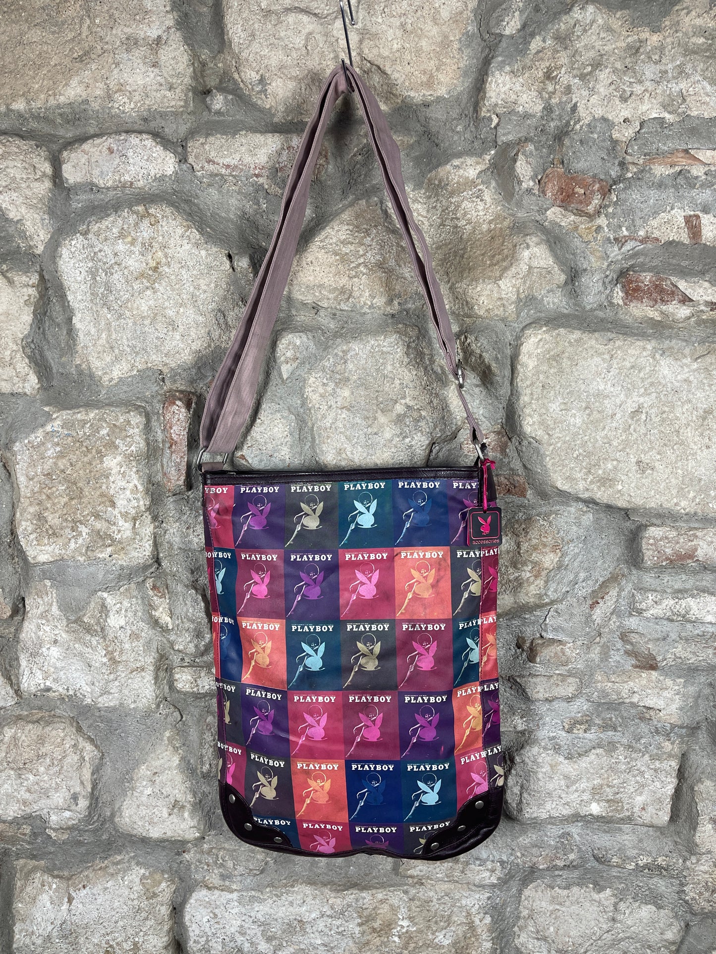 Y2K Playboy Shoulder Bag Multicolor Deadstock 2004