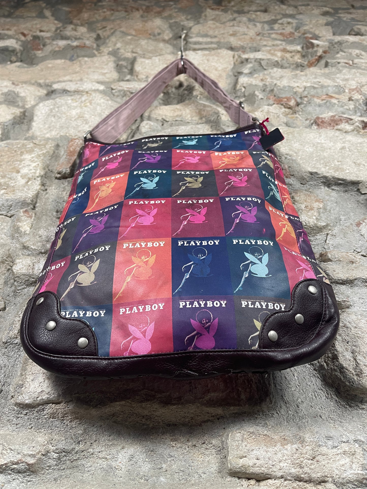 Y2K Playboy Shoulder Bag Multicolor Deadstock 2004