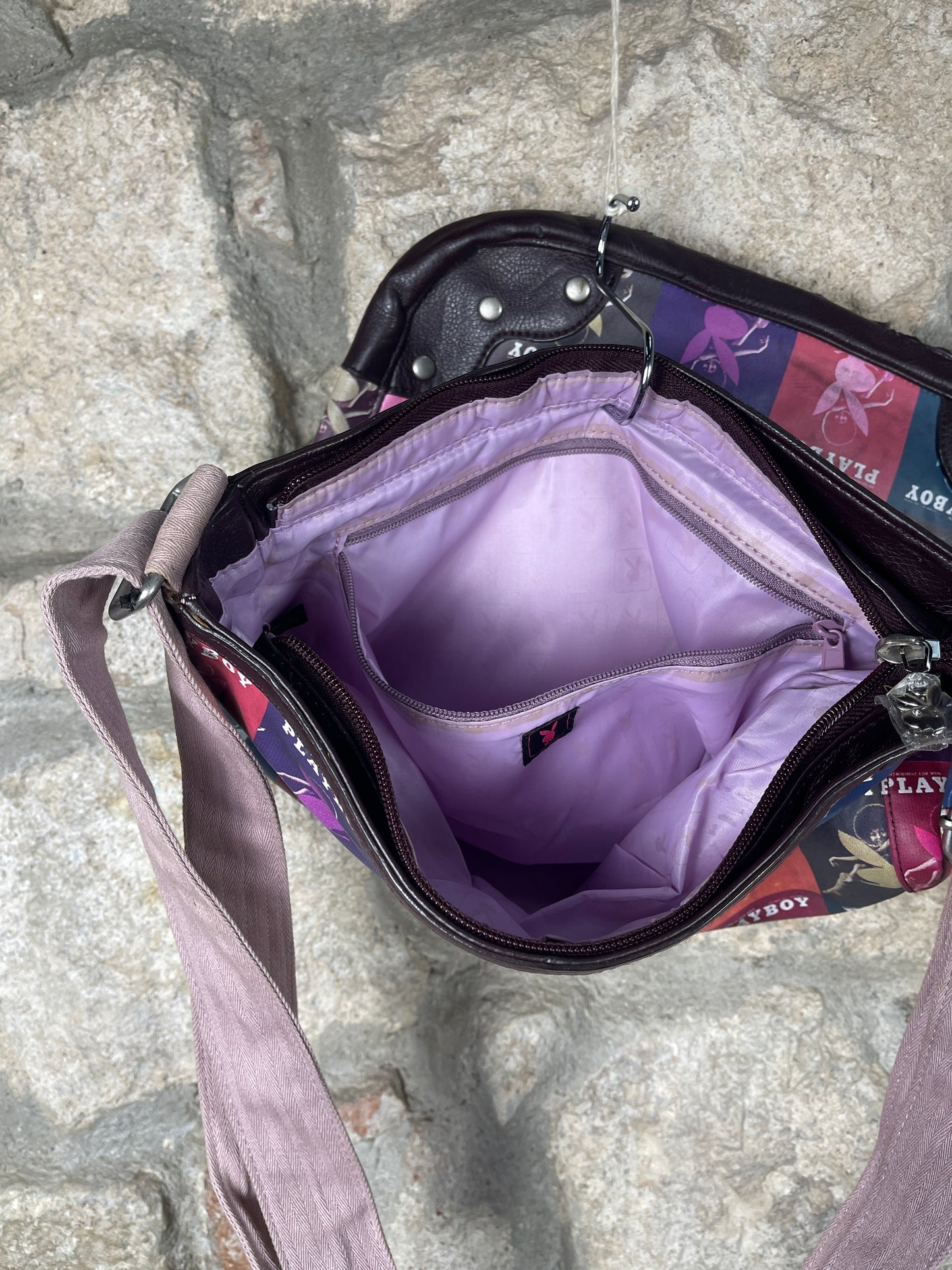 Y2K Playboy Shoulder Bag Multicolor Deadstock 2004