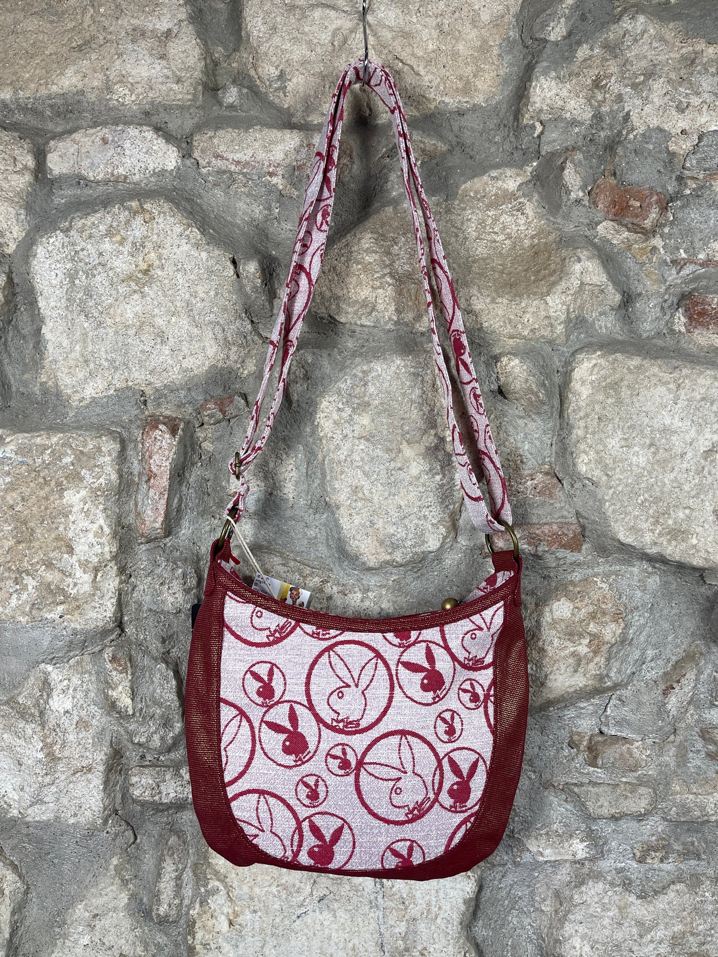 Y2K Playboy Shoulder Bag Red Deadstock 2007