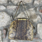 Vintage Hand Bag Snake Pattern