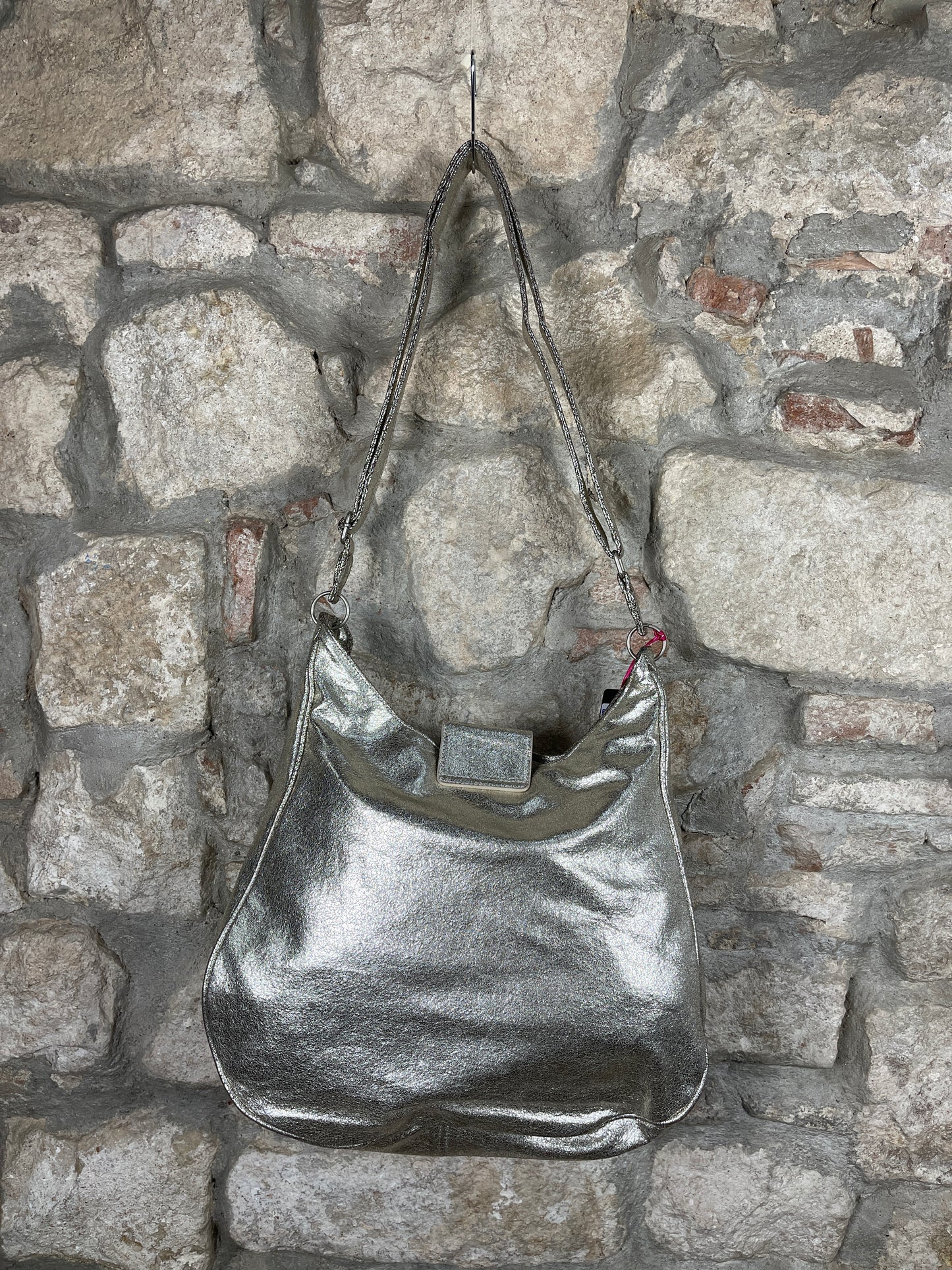 Y2K Playboy Shoulder Bag Silver Deadstock 2004