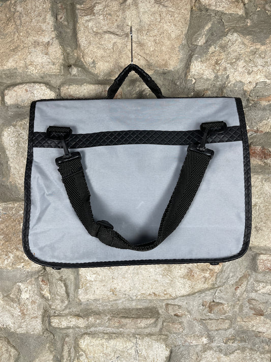 Vintage Adidas Business Bag Gray 80s