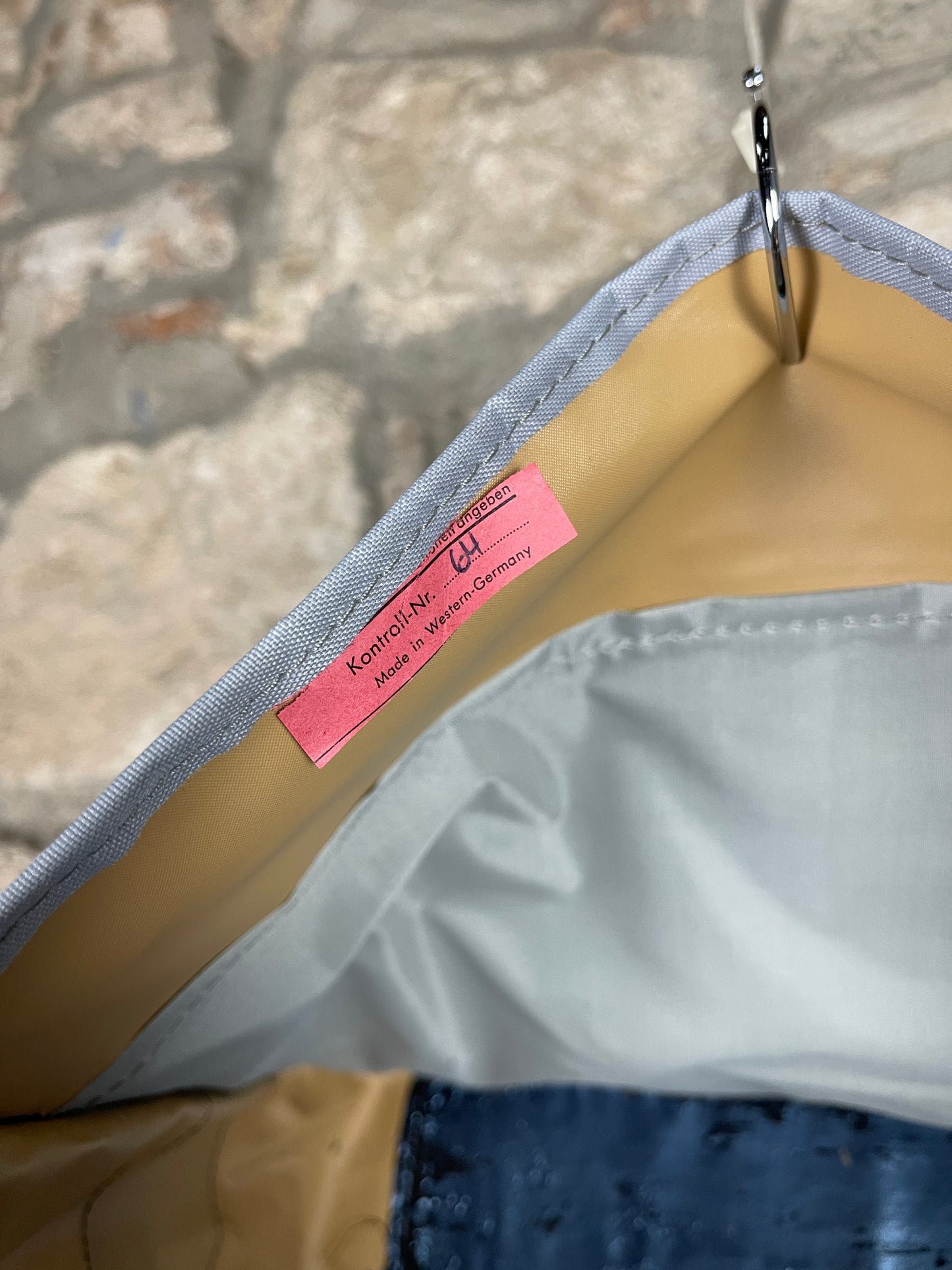 Vintage Adidas Business Bag Gray 80s