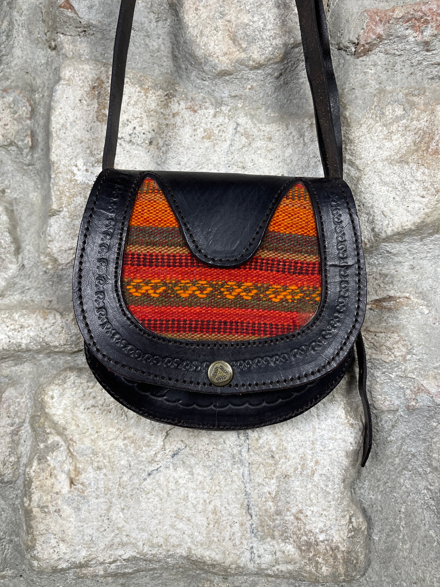 Vintage Hobo Shoulder Bag Leather