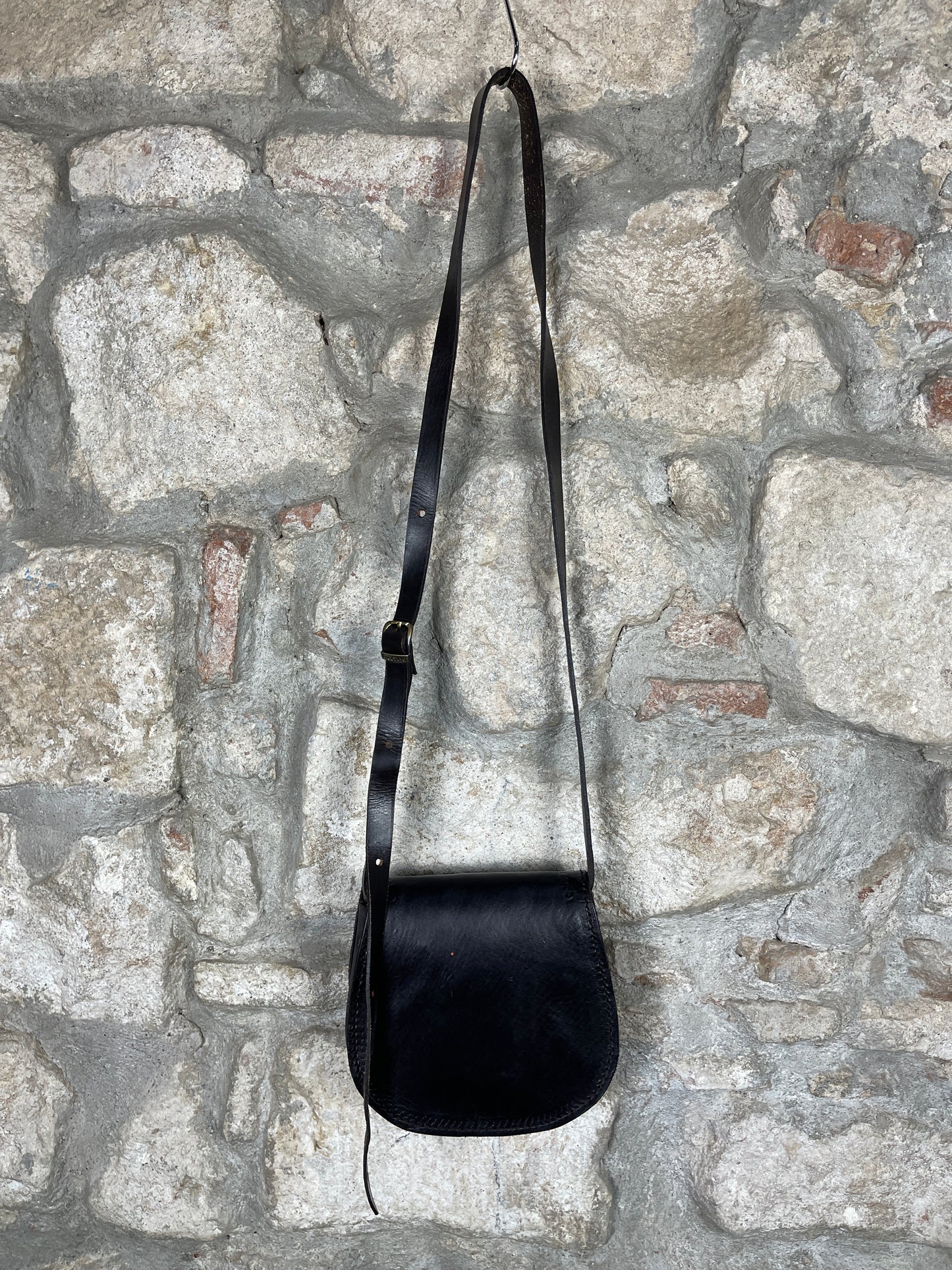 Vintage Hobo Shoulder Bag Leather